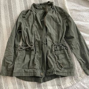 Olive Green Cargo Jacket